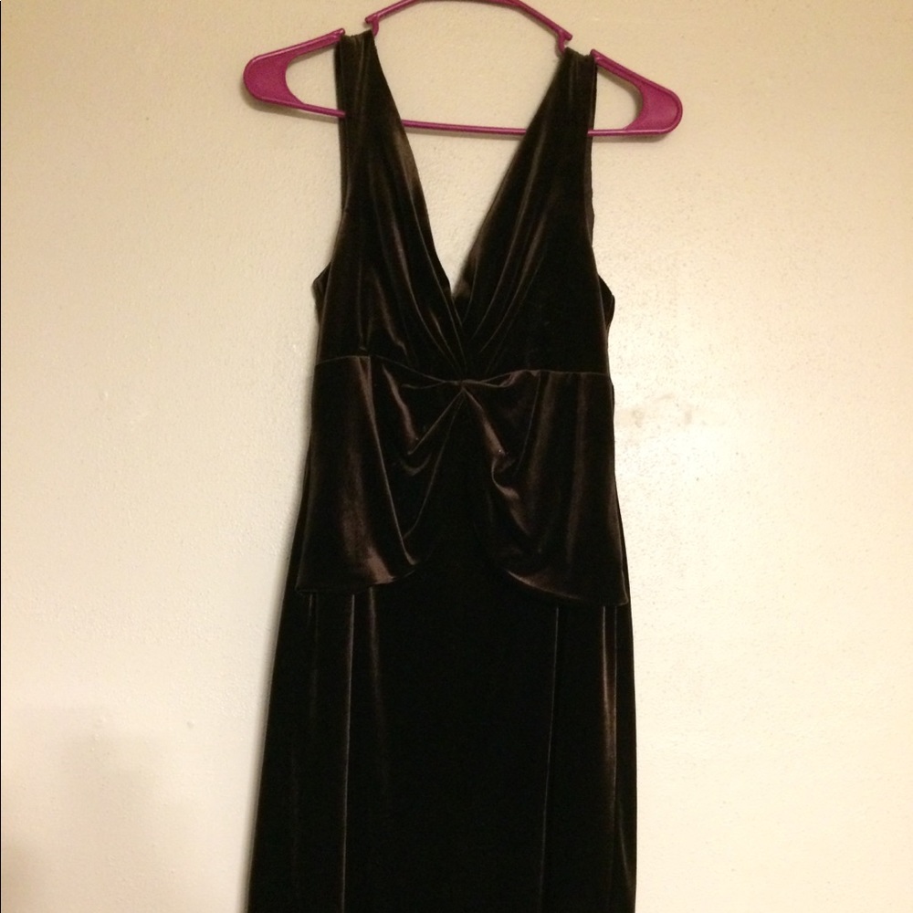 Jessica Howard Velvet Evening Dress
